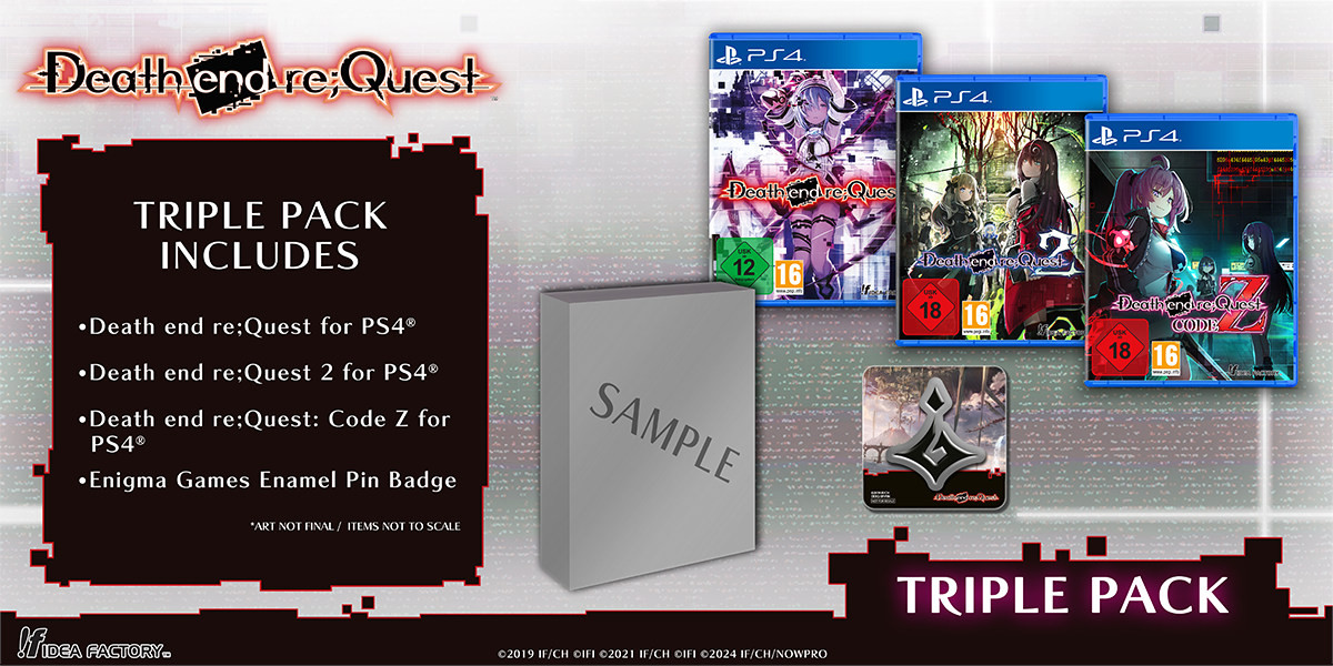 Idea Factory Death end re;Quest / Death end re;Quest 2 / Death end re;Quest: Code Z - Triple Pack
