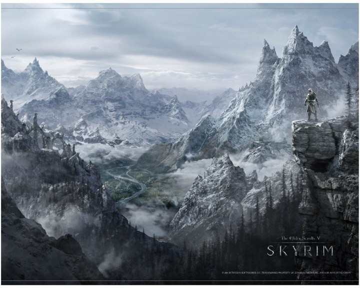 Gaya Entertainment Skyrim Wallscroll Valley gaya entertainment kopen in de aanbieding