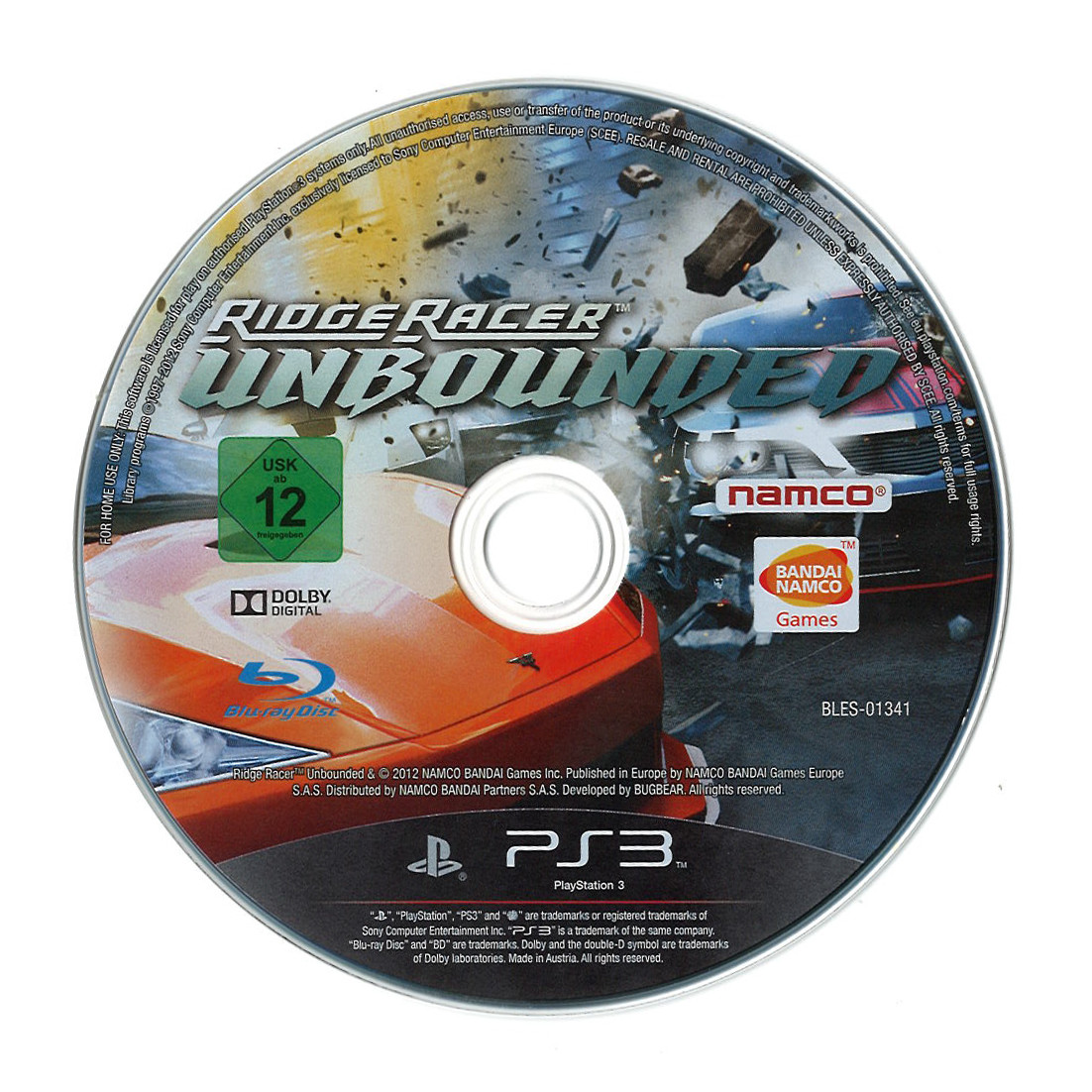 Ridge Racer Unbounded (losse disc)