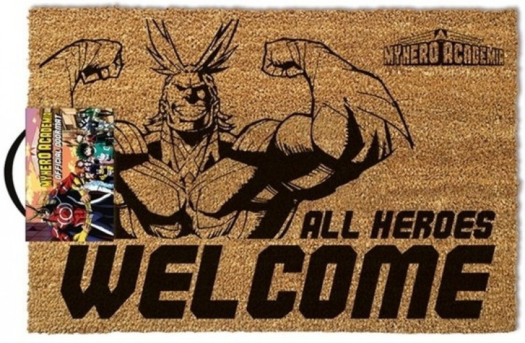 My Hero Adademia - All Heroes Welcome Door Mat