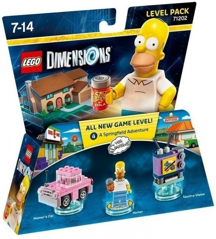 Image of Lego dimensions - level pack, the simpsons
