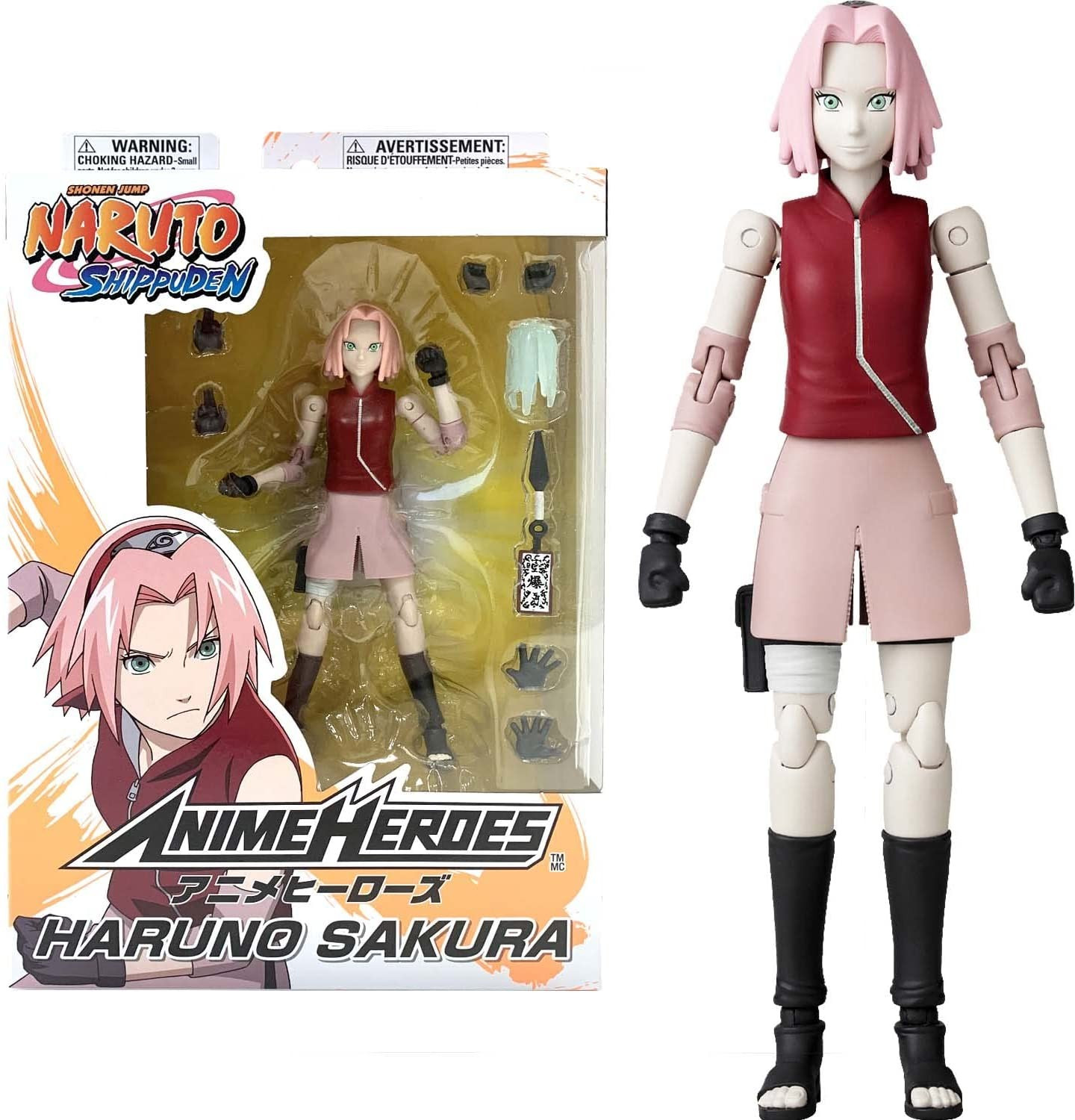 Naruto Shippuden Anime Heroes Action Figure - Sakura Haruno afbeelding