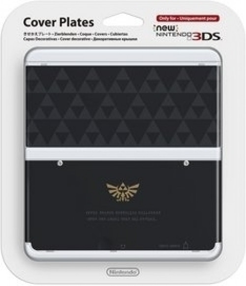Image of Cover Plate NEW Nintendo 3DS - Zelda Logo
