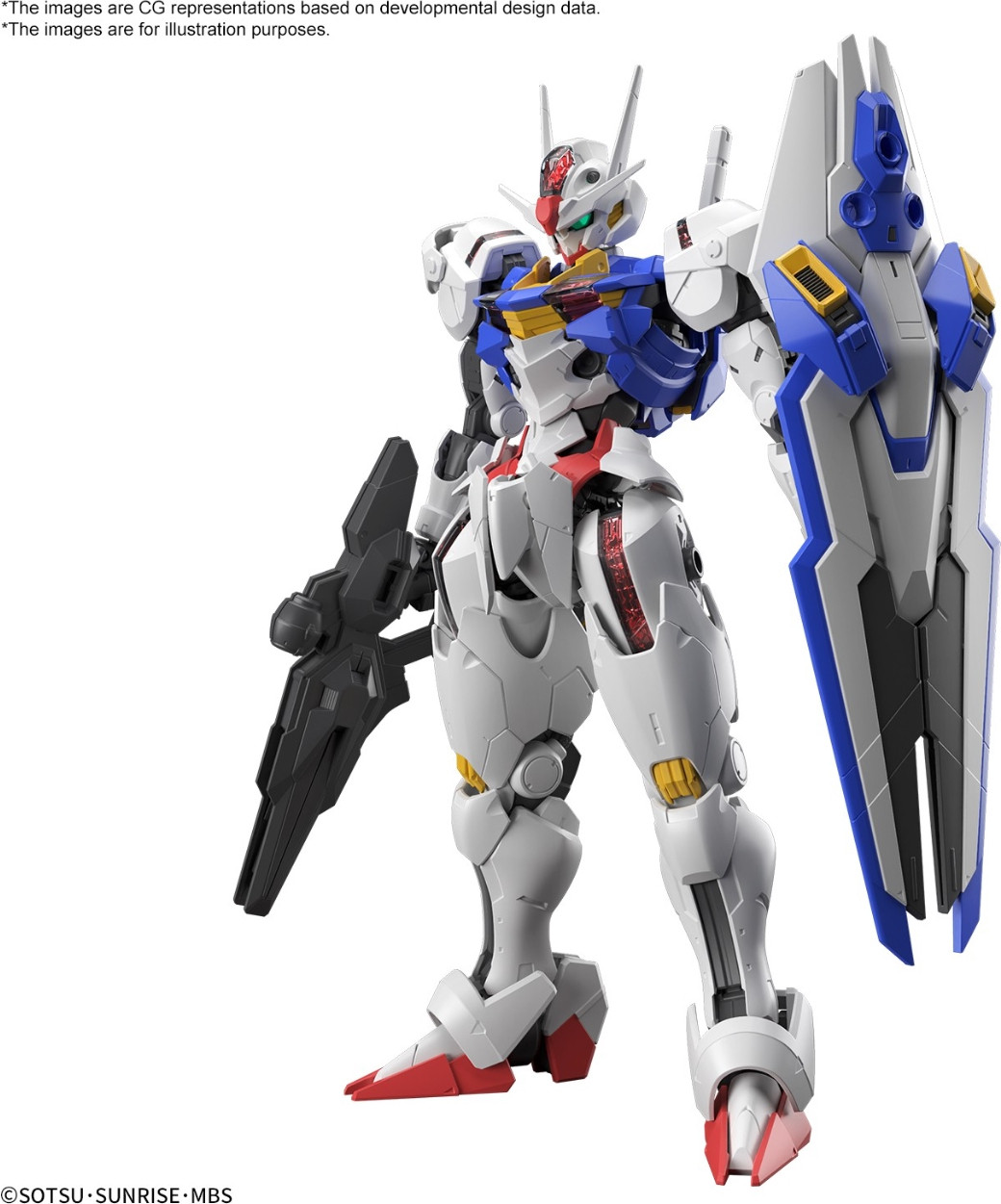 Gundam: The Witch from Mercury Full Mechanics 1:100 Model Kit - Aerial