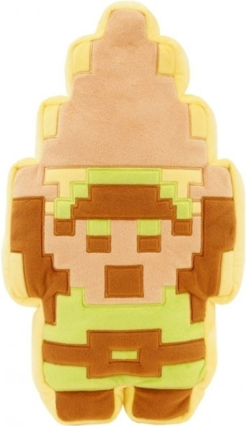 The Legend of Zelda Cushion - 8-bit Link with Triforce