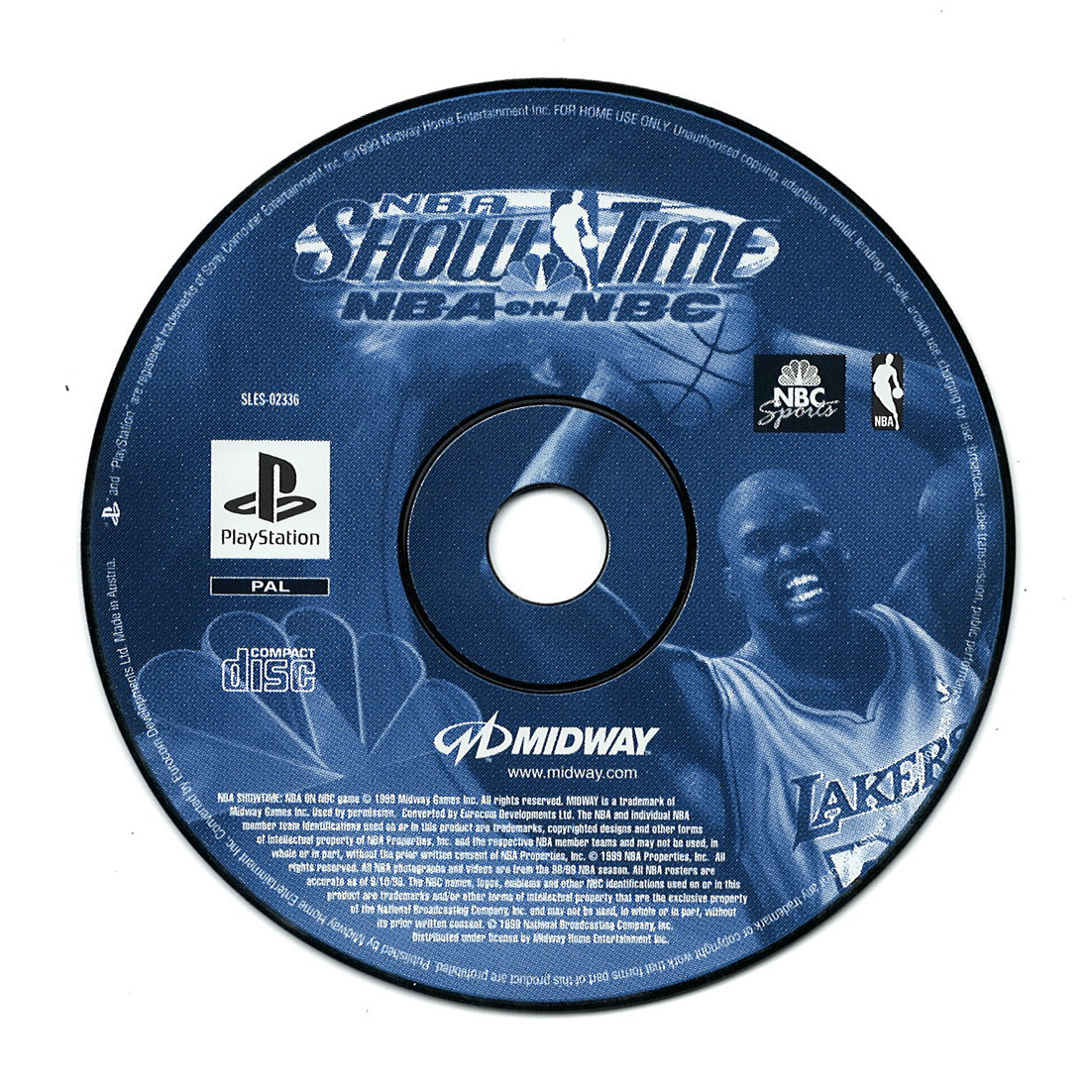 NBA ShowTime NBA On NBC (losse disc)