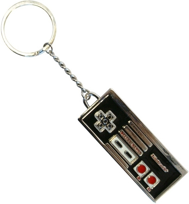 Nintendo Controller Enameled Metal Keychain