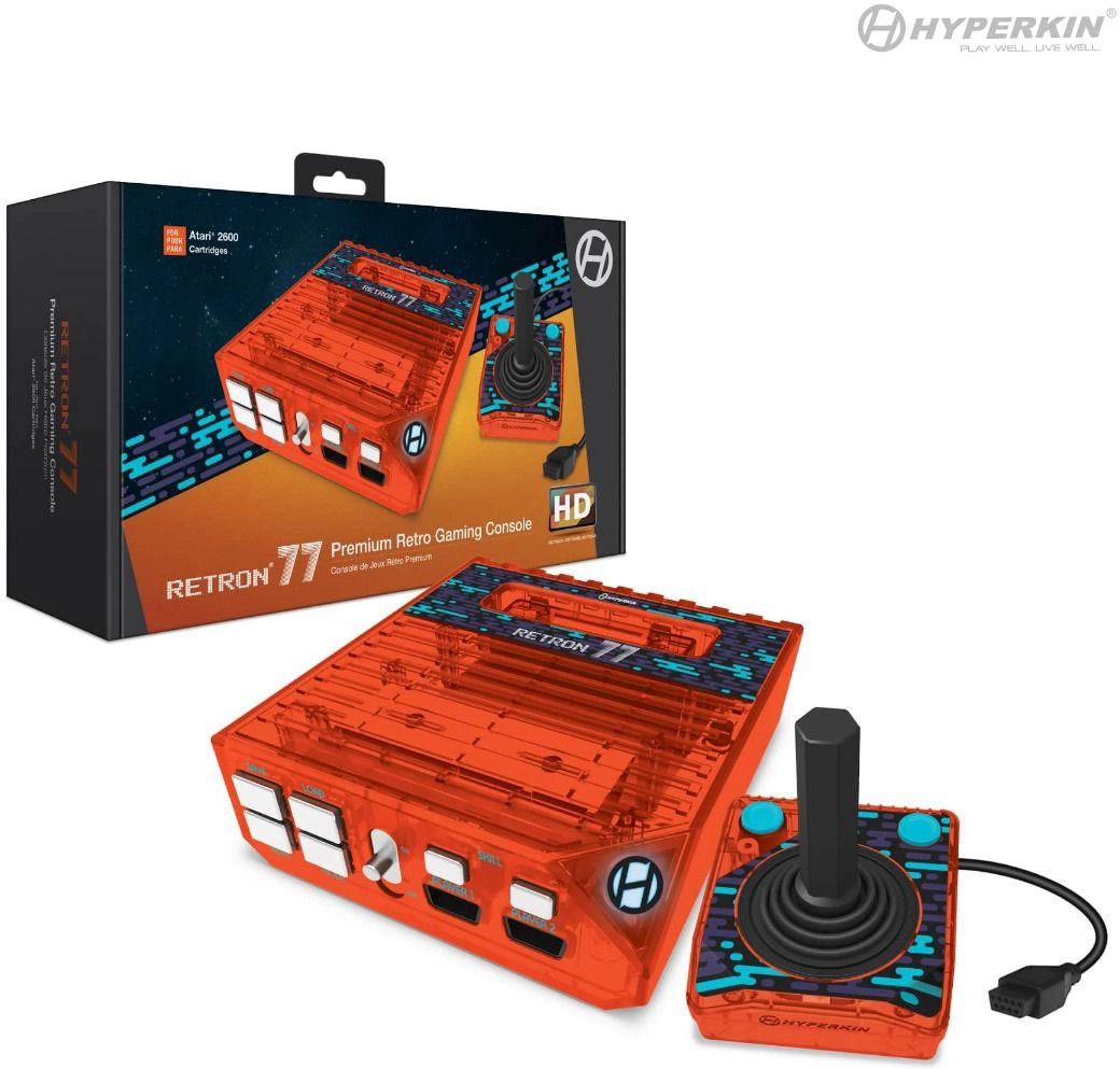 Hyperkin Retron 77 HD Atari 2600 Gaming Console (Amber)