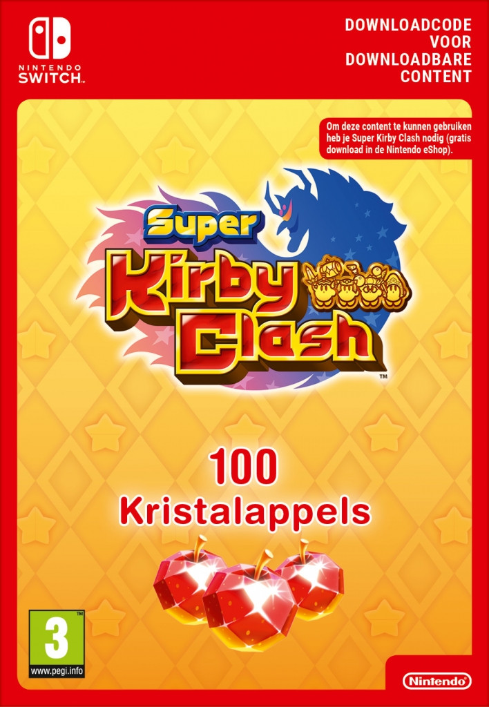 Nintendo Super Kirby Clash 100 Gem Apples