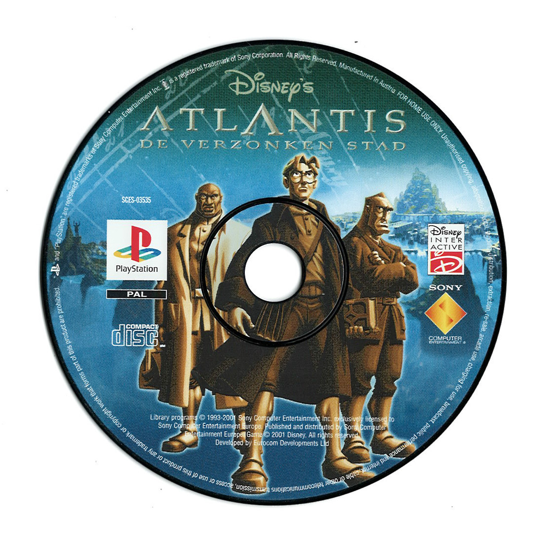 Disney's Atlantis (losse disc)