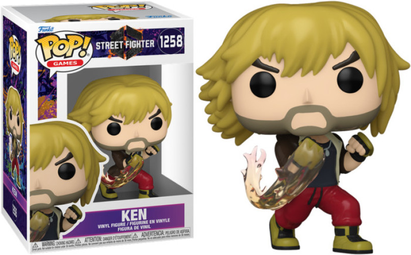 Street Fighter 6 Funko Pop Vinyl: Ken (1258)