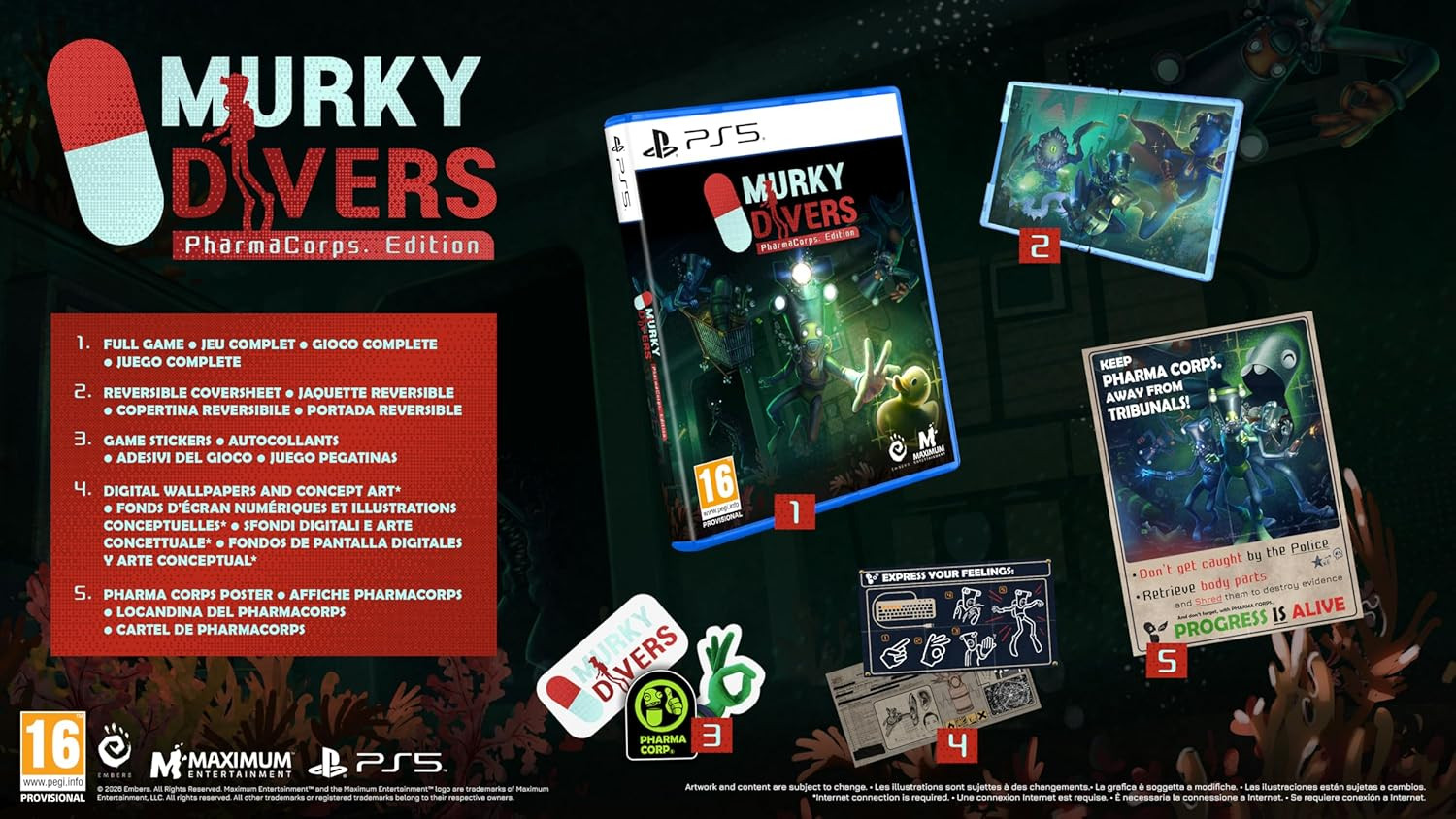 Maximum Entertainment Murky Divers Pharmacorps Edition