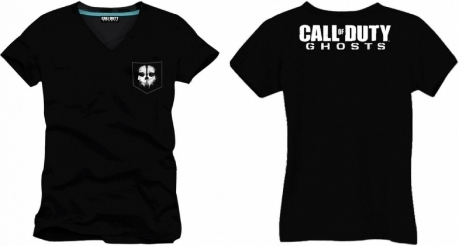 Image of Call of Duty Ghosts - Pocket Skull T-Shirt - Black
