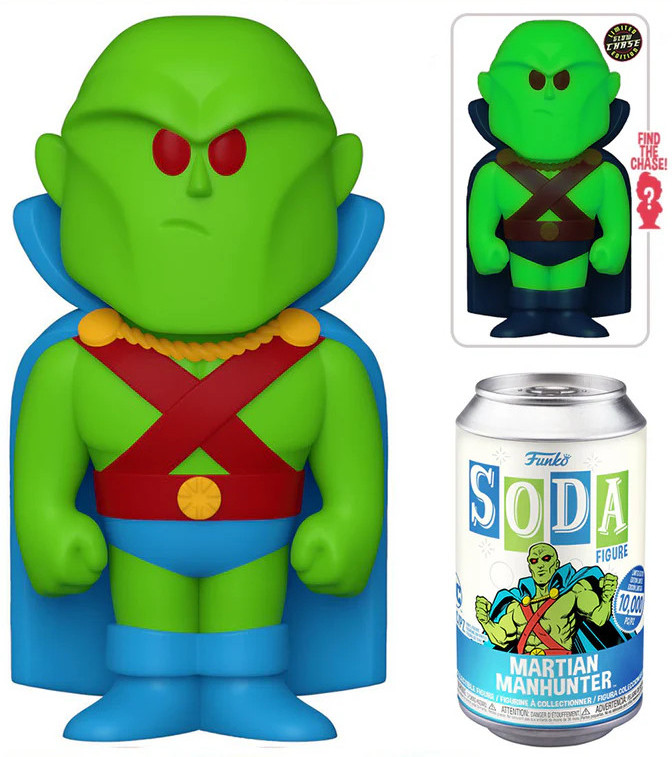 DC Comics Justice League Funko Vinyl Soda: Martian Manhunter