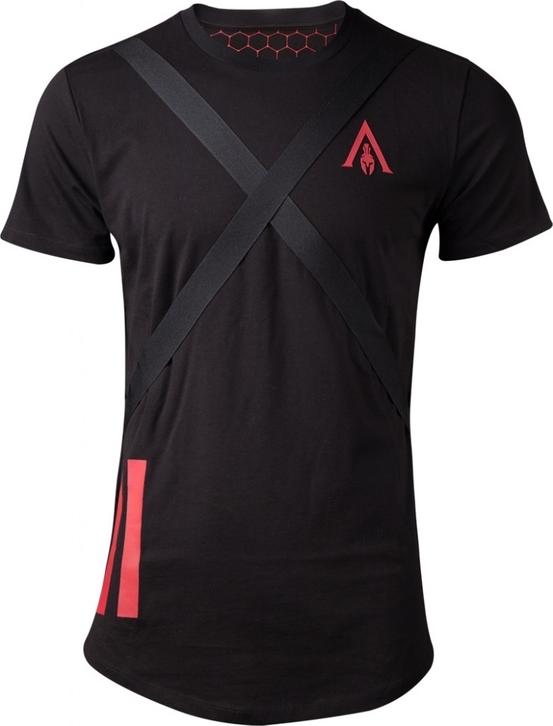 Difuzedbioworld Assassins Creed Odyssey Tape Mens Longline T Shirt difuzedbioworld kopen in de aanbieding