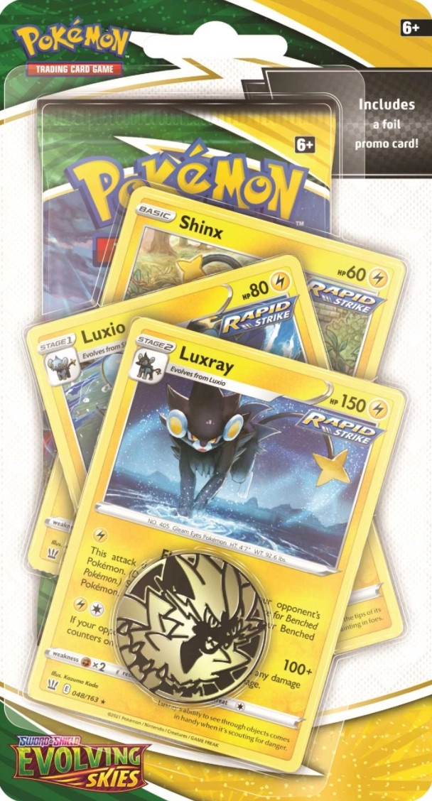 Pokemon TCG Sword & Shield Evolving Skies Premium Checklane - Luxray