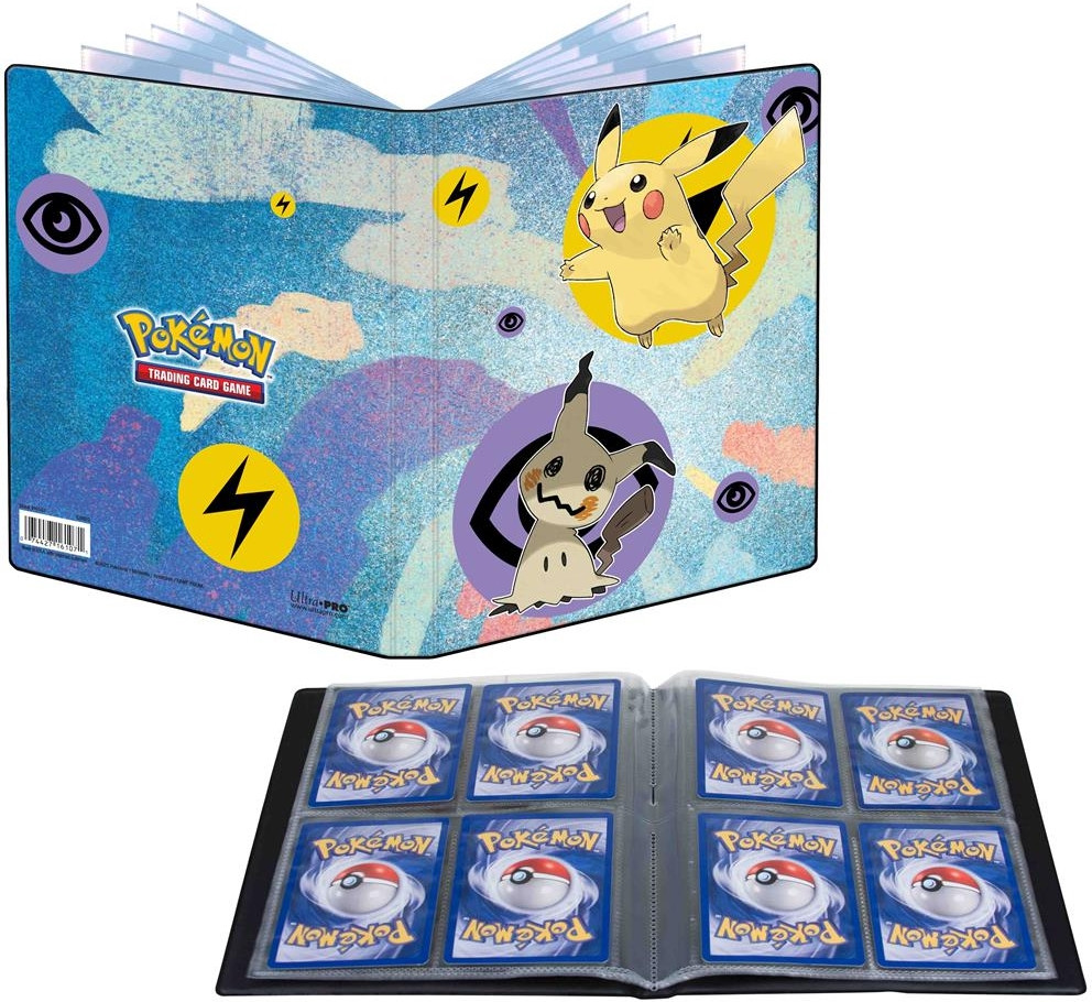 Pokemon TCG Pikachu & Mimikyu 4-Pocket Portfolio