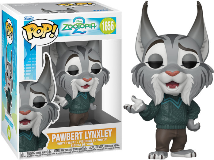 Zootopia 2 Funko Pop Vinyl: Pawbert Lynxley afbeelding