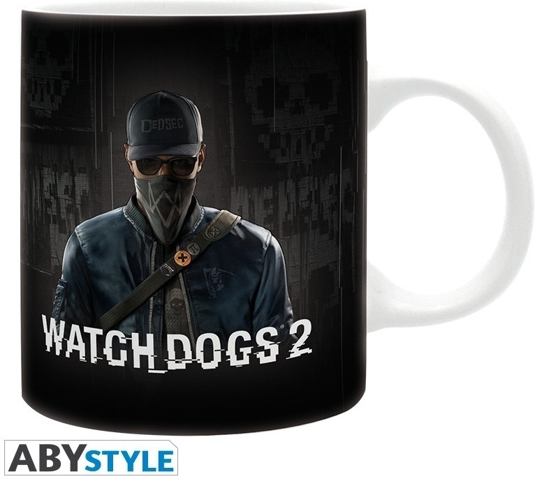 Image of Watch Dogs 2 - Mok - 320 ml - Marcus - Met box