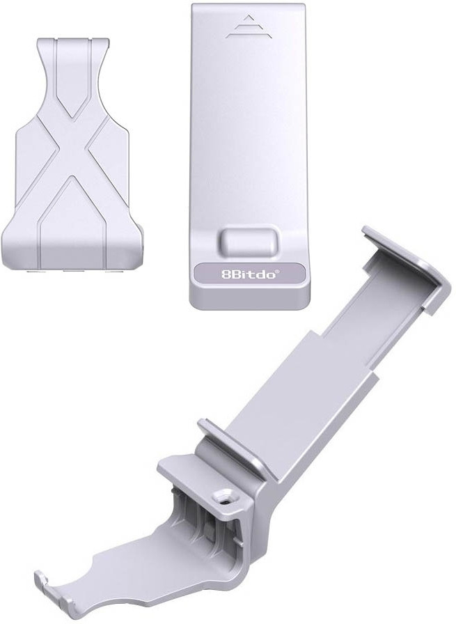 Smartphone Clip for 8Bitdo SN30 Pro+ Gamepad (Grey)