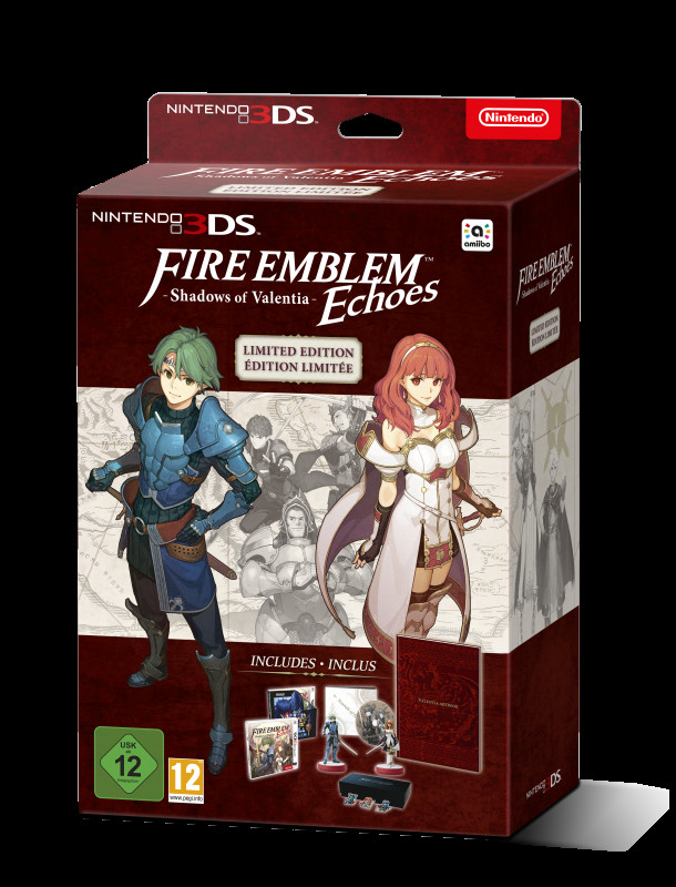 Fire Emblem Echoes Shadows of Valentia Limited Edition