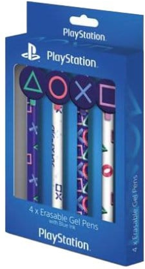 PlayStation Erasable Gel Pens 4-Pack