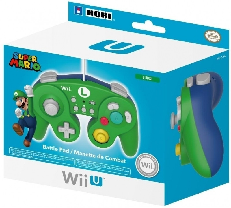 Image of Hori Controller Super Smash Bros Luigi, voor Wii U