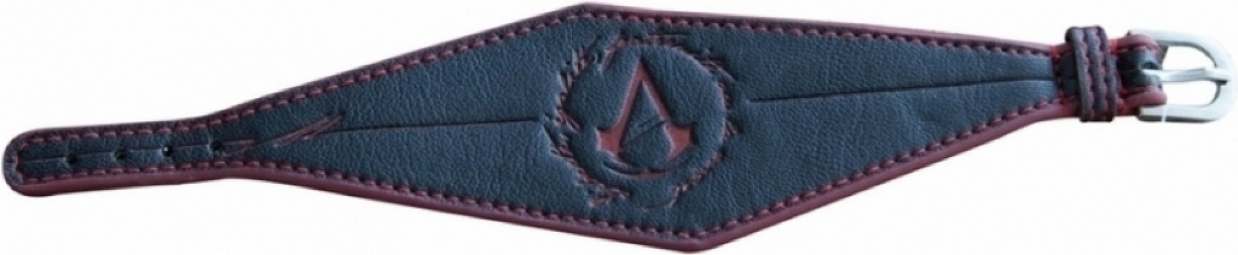 Image of Assassin's Creed Unity Black Embossed Logo Bracelet