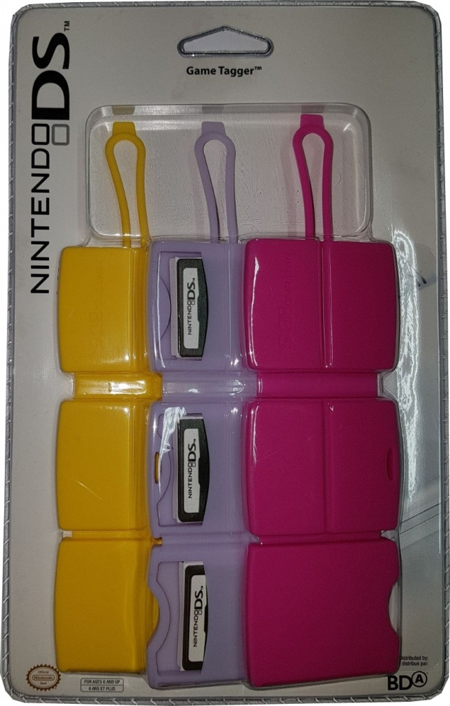 DS Game Tagger Geel/Paars/Roze (BDA)