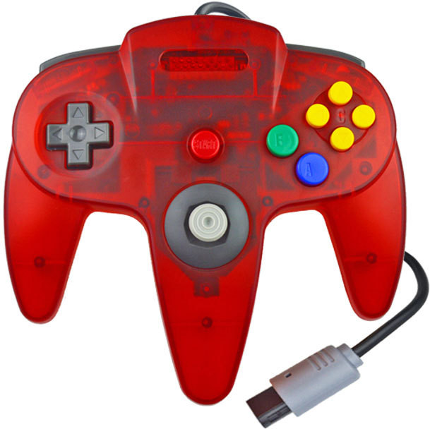 Nintendo 64 Controller Watermelon Red (Teknogame)