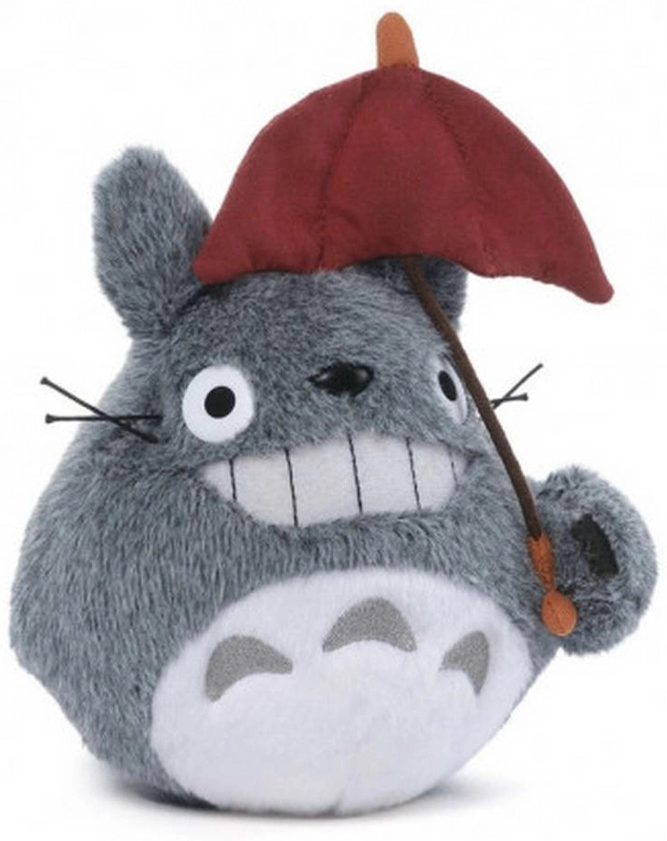Ghibli - Totoro with Red Umbrella Plush (15cm)