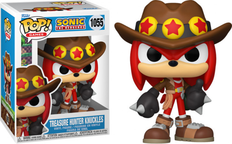 Sonic The Hedgehog Funko Pop Vinyl: Treasure Hunter Knuckles afbeelding