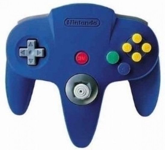 Nintendo 64 Controller Blauw