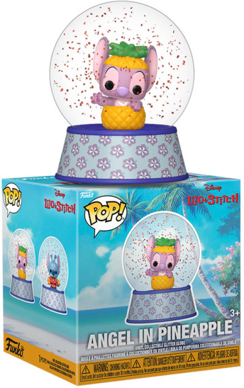 Funko Disney Lilo & Stitch  Mini Vinyl Snow Globes Figure - Angel in Pineapple