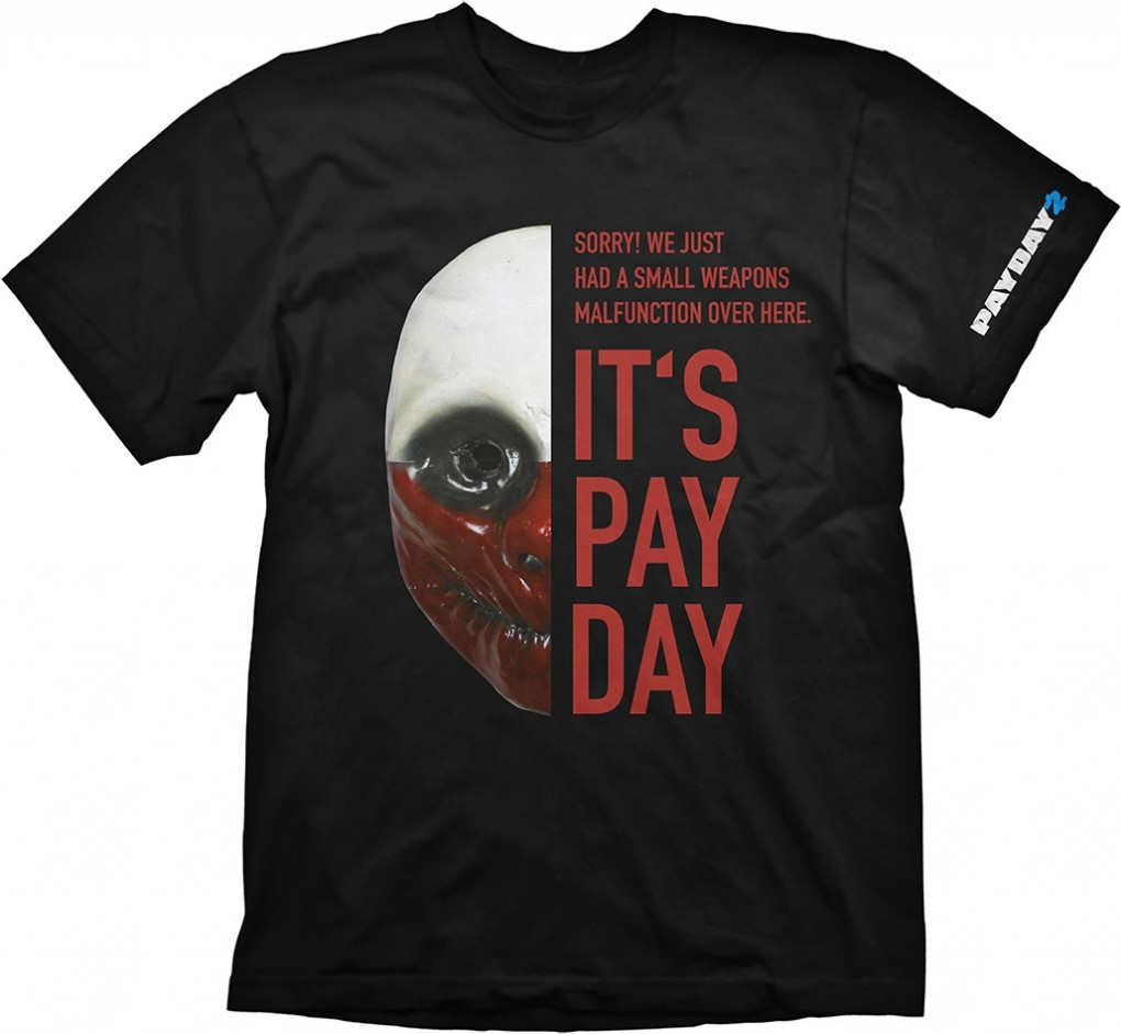 Image of Payday 2 T-Shirt Wolf Mask