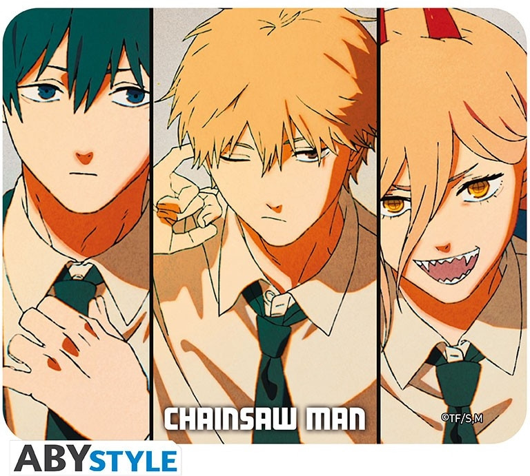 Chainsaw Man Flexible Mousepad - Denji, Aki & Power afbeelding