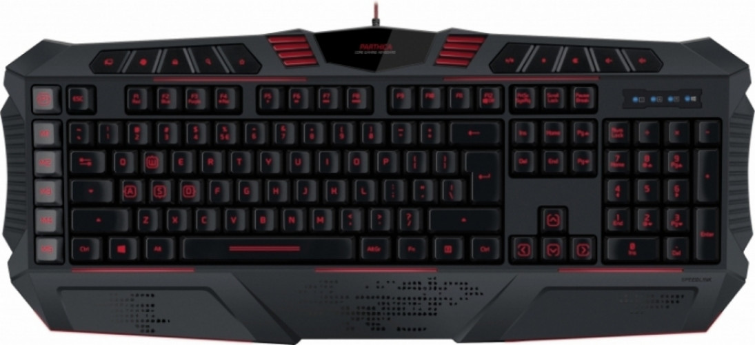Speedlink Parthica Core Gaming Keyboard (US Layout) (Zwart)