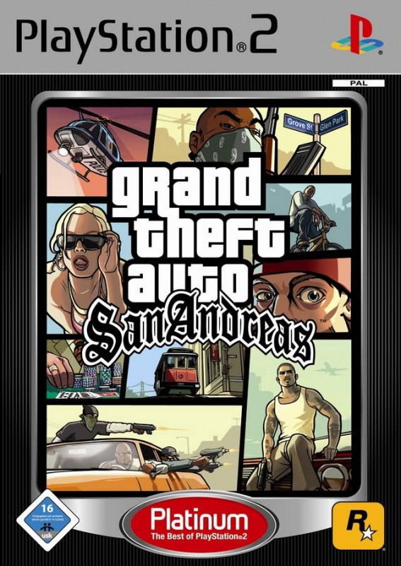 Rockstar Grand Theft Auto San Andreas (platinum)