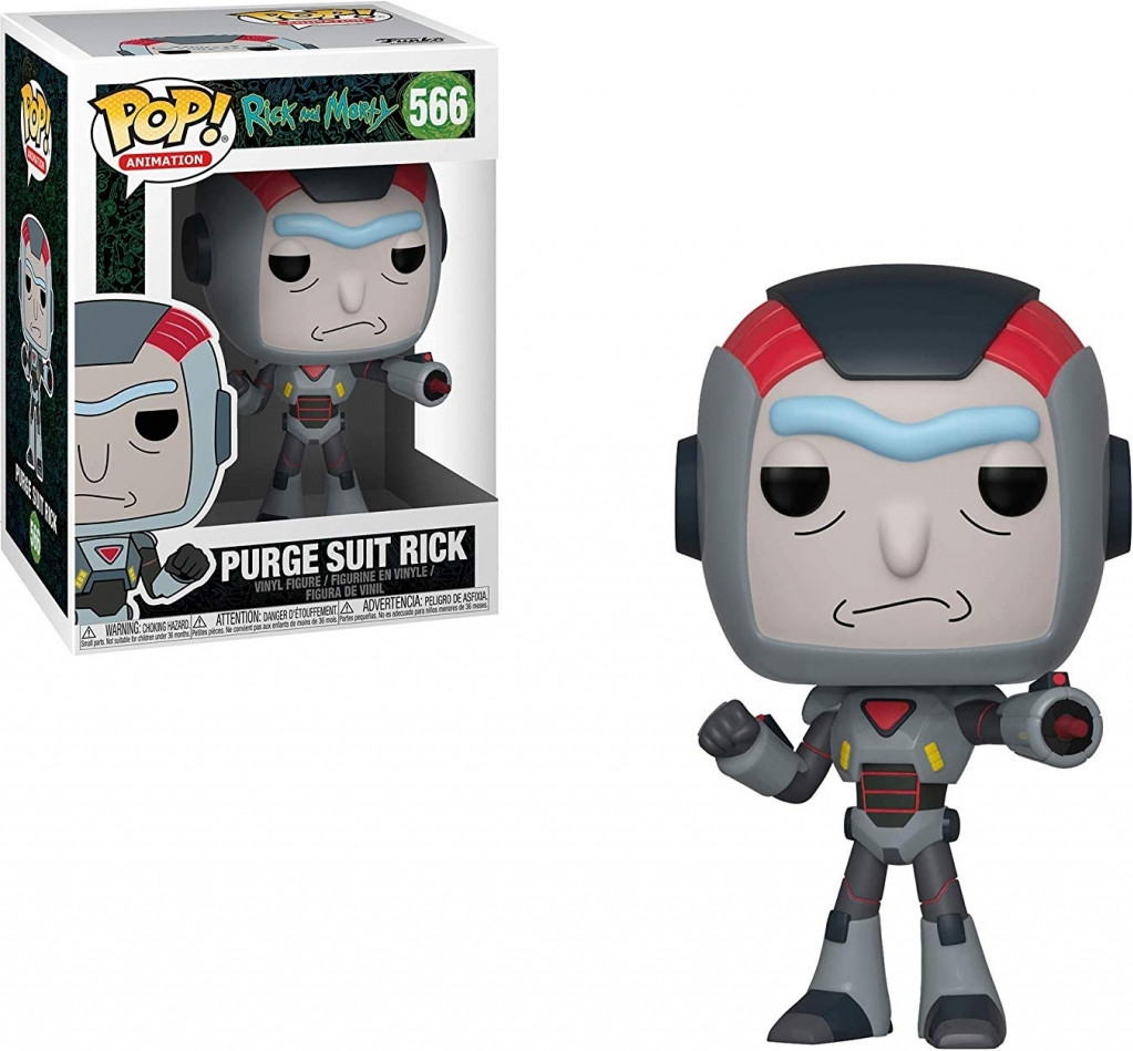 Rick and Morty Pop Vinyl Purge Suit Rick