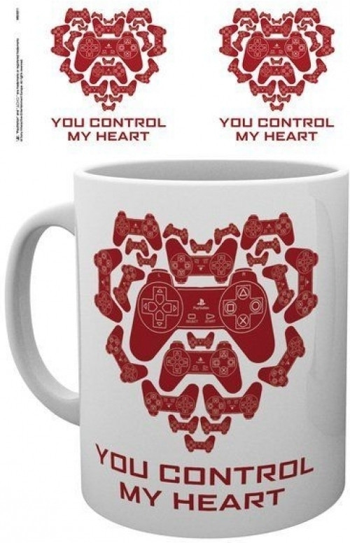 Playstation Mug - Heart Control