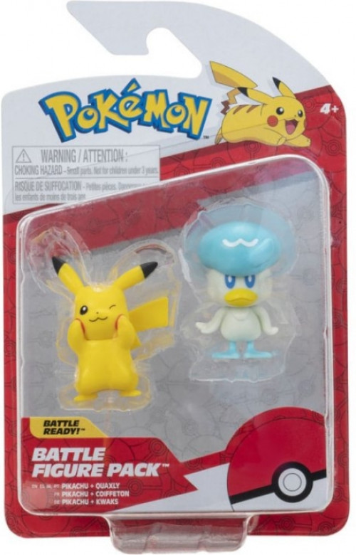 Pokemon Battle Figure Pack - Pikachu & Quaxly afbeelding