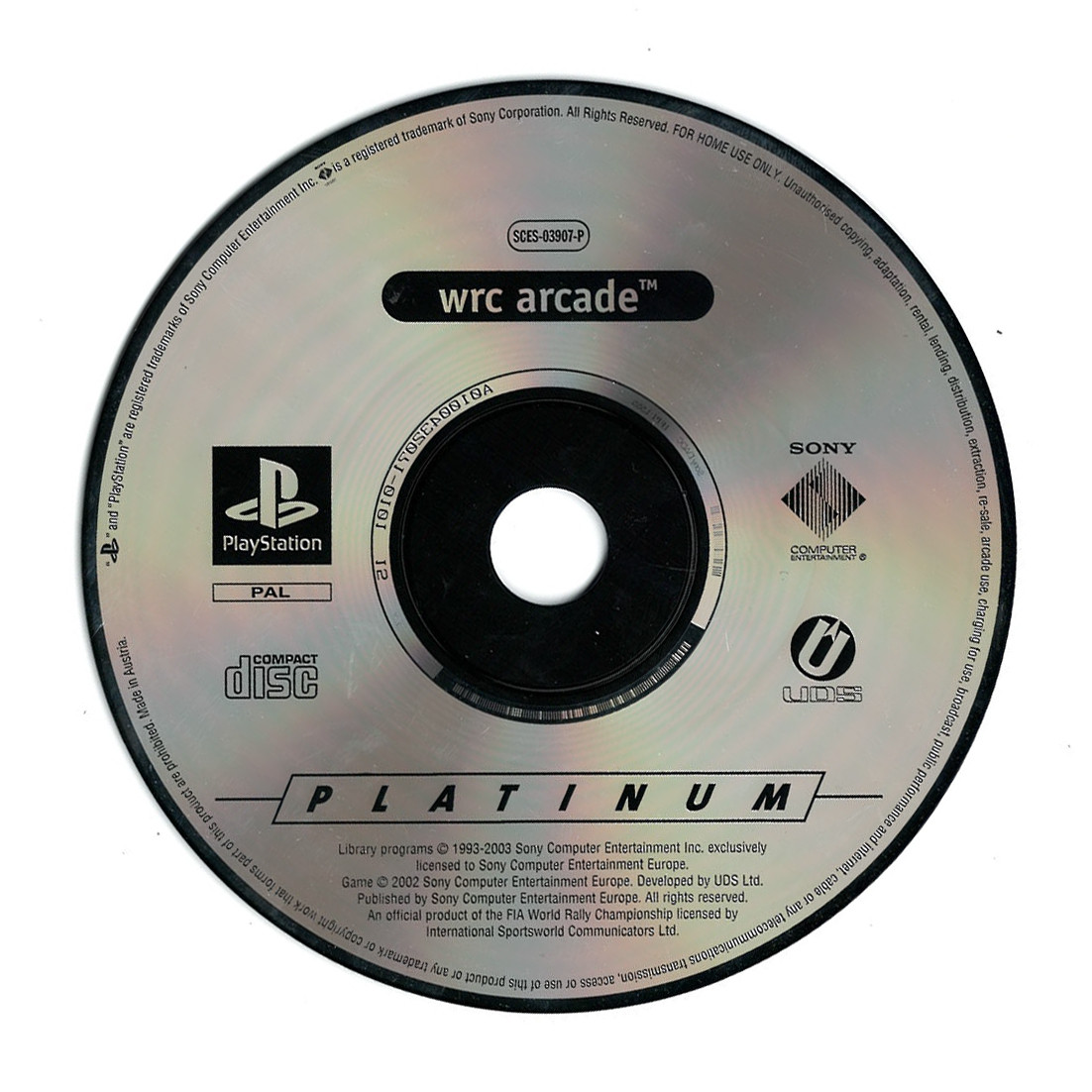 WRC Arcade (platinum) (losse disc) WRC Arcade (platinum) (losse disc)