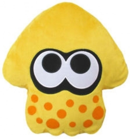 Splatoon 2 Pluche Pillow - Inkling Squid Sun Yellow