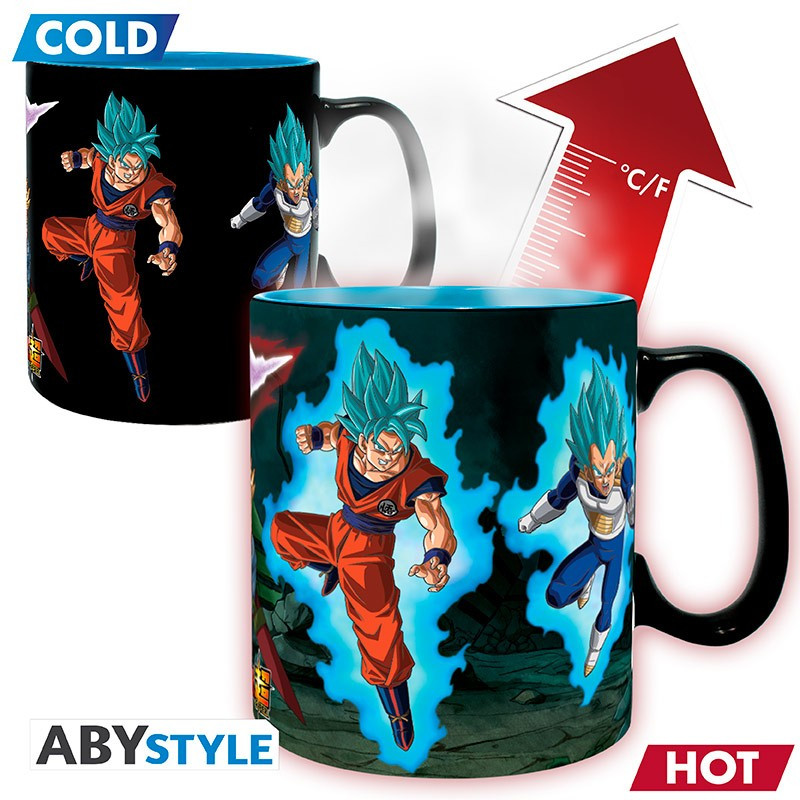 Dragon Ball Super Heat Change Mug - Saiyans vs Goku Black