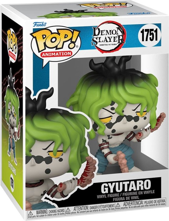 Demon Slayer Kimetsu No Yaiba Funko Pop Vinyl: Gyutaro afbeelding