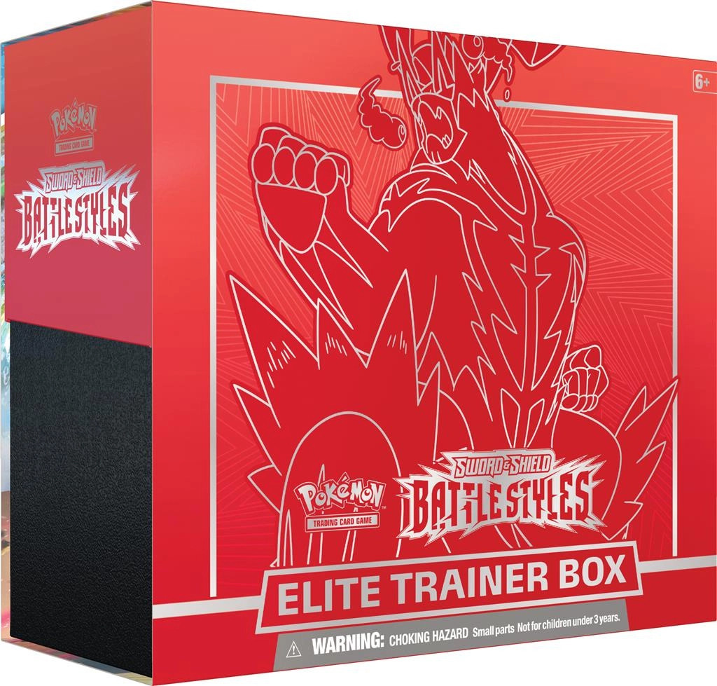 Pokemon TCG Sword & Shield Battle Styles Elite Trainer Box - Red