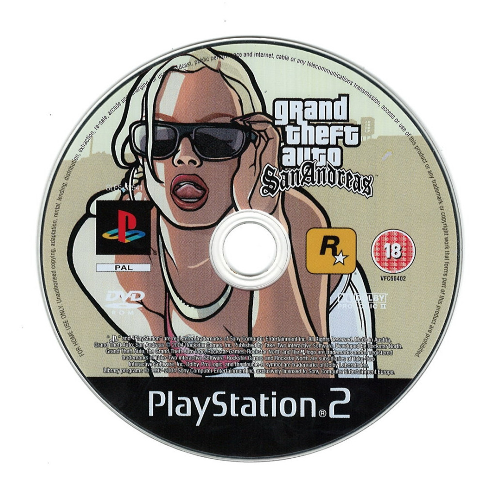 Grand Theft Auto San Andreas (losse disc)