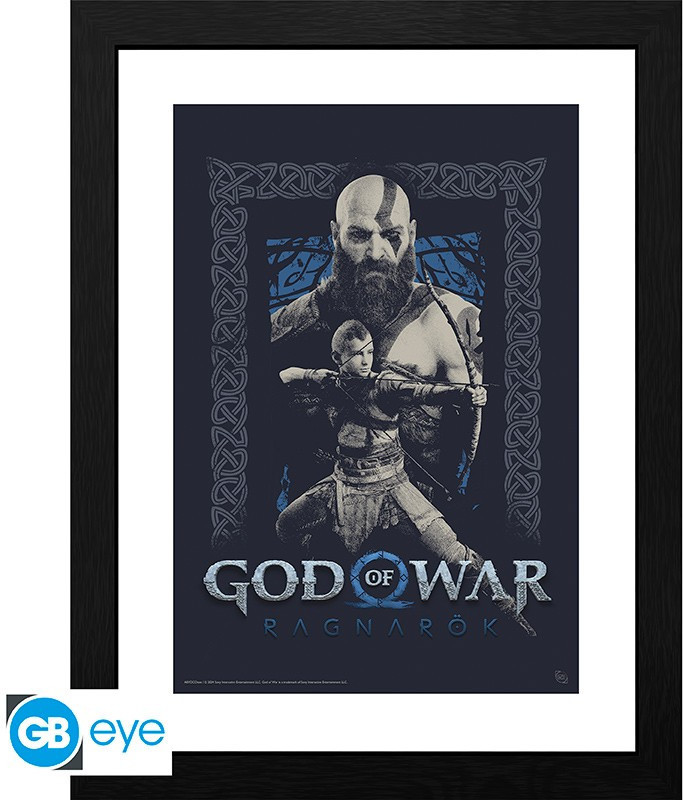 GBeye God of War Ragnarok Framed Print 30x40CM-Kratos & Atreus (Diversen) Nieuw