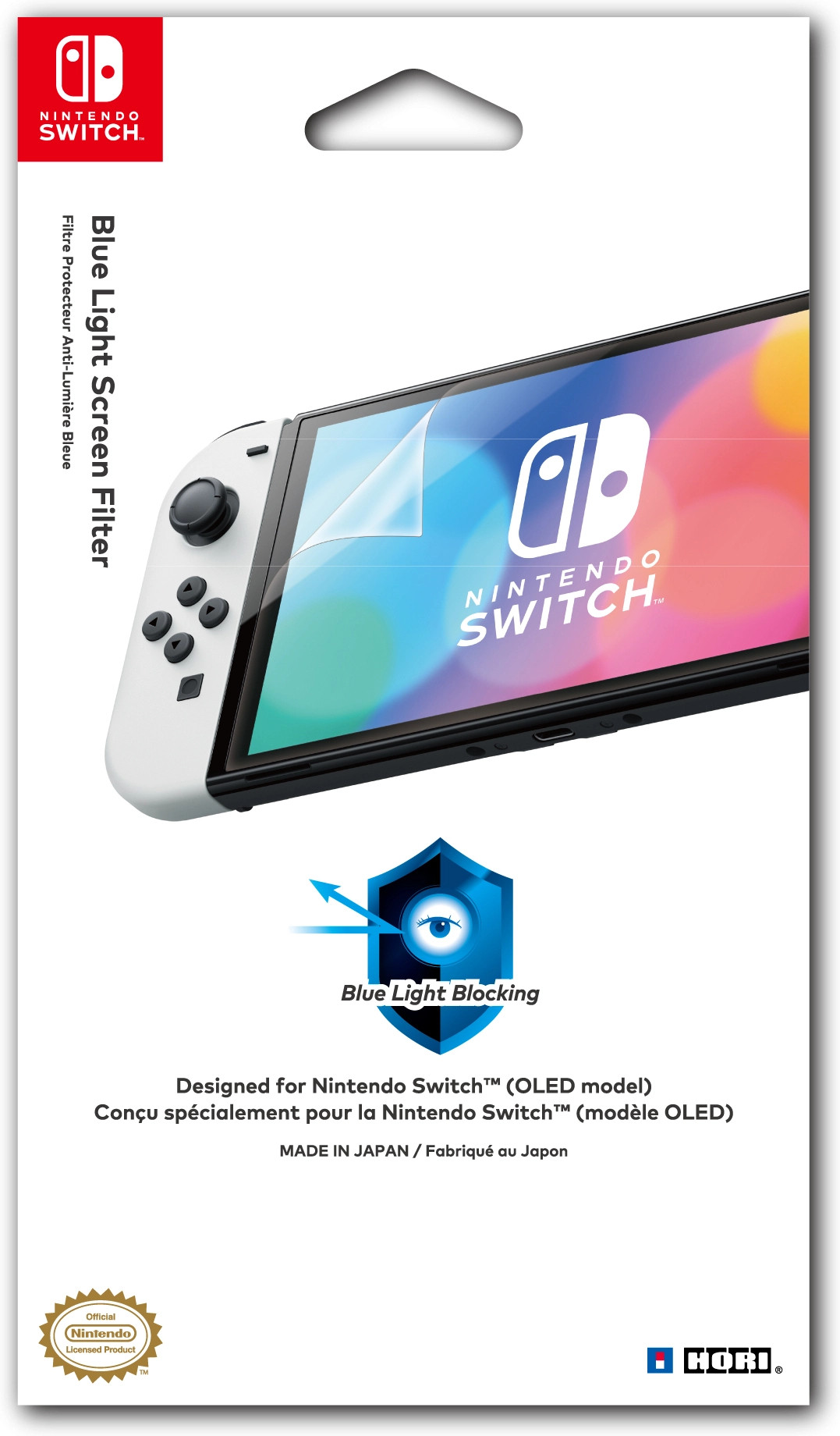 Hori Blue Light Screen Protective Filter (Nintendo Switch OLED)