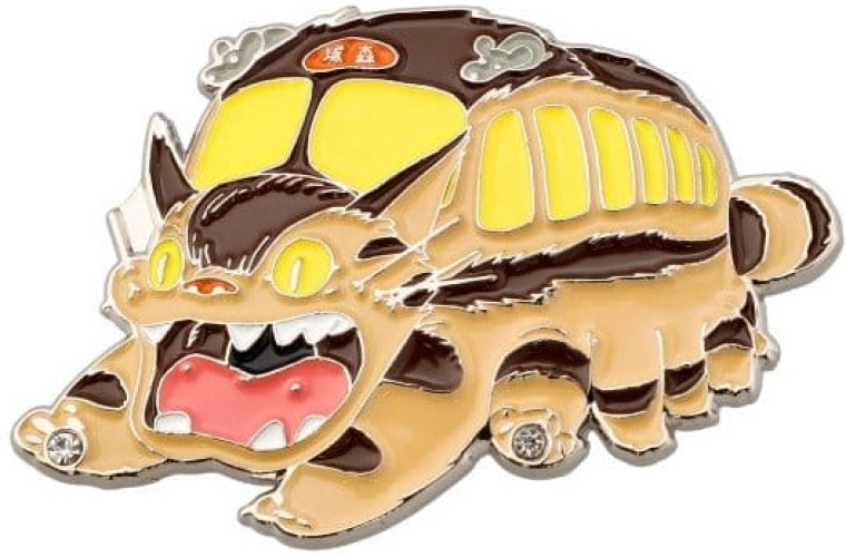My Neighbor Totoro Metal Brooch - Catbus